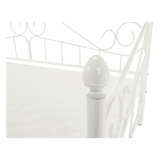 Jednolůžková postel 90 cm Danina (bílá) (s roštem)