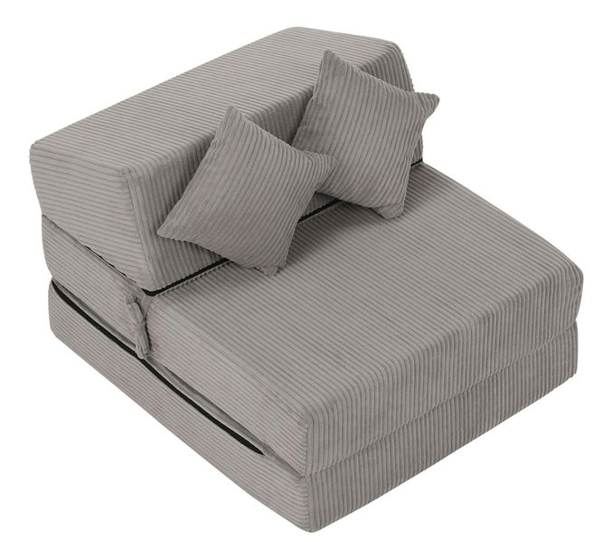 Rozkládací křeslo Plantearan (šedá)