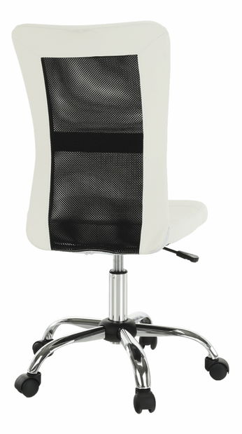 Kancelářské křeslo Indi (černá + bílá)