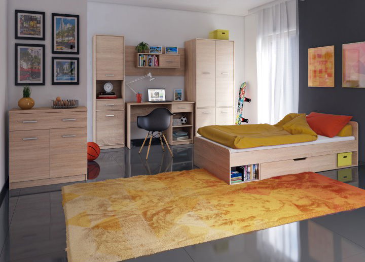 Policová skříň Teyo 2D1S *bazar