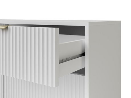 Komoda Mijeno Gold MKSZ154 (bílá + zlatá)