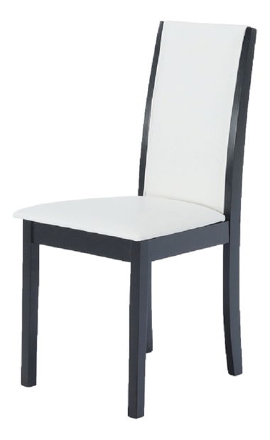Jídelní židle Verni New (wenge + bílá)