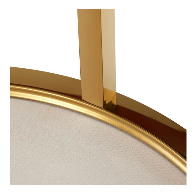 Set 2ks konferenčních stolků Disponer (mramor světlý + zlatá) *výprodej