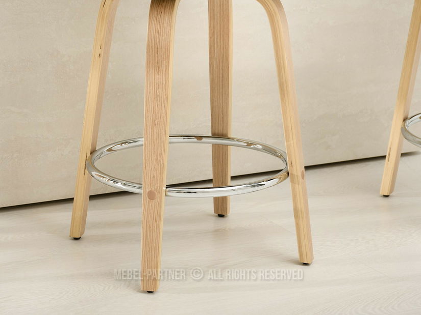 Židle Helm (béžová + dub)