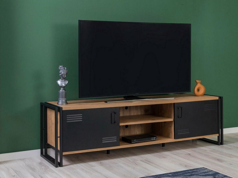 Souprava nábytku do obývacího pokoje Cosmopolitan 22 (atlantická borovice + černá)