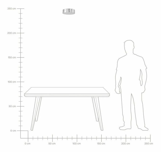 Závěsná lampa Rainbow (černá)