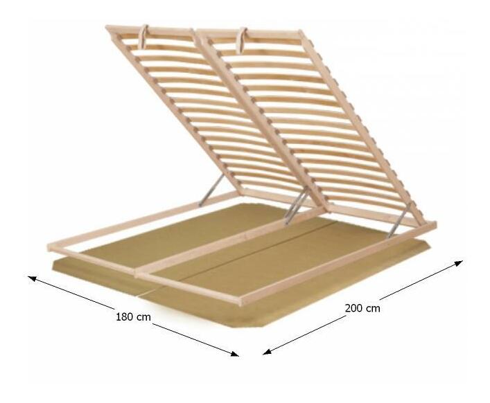 Lamelový rošt 200x180 cm Basilico flex