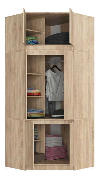 Nástavec skříně Dureza (dub sonoma)