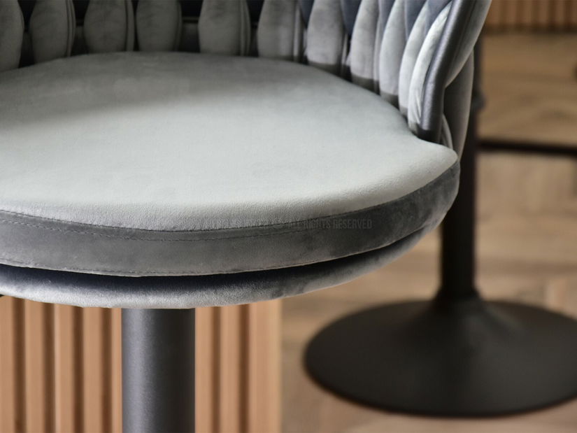 Židle Adel (grafit + černá)