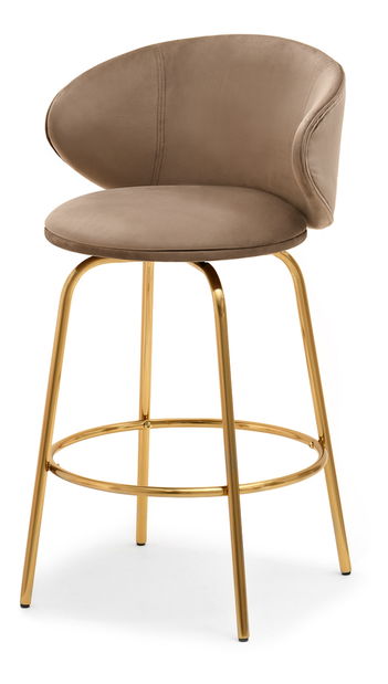 Židle Jared (béžová + zlatá)