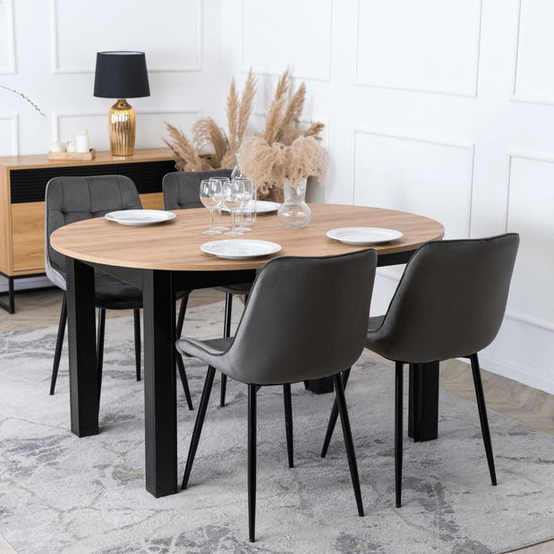 Jídelní židle Clavar (šedá)