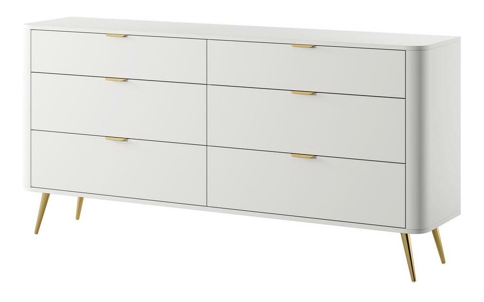 Komoda Ovenia O4 (bílá)