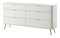 Komoda Ovenia O4 (bílá)