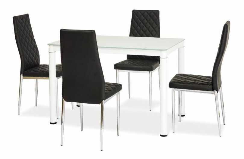 Jídelní stůl Deter (bílá) (pro 4 osoby)