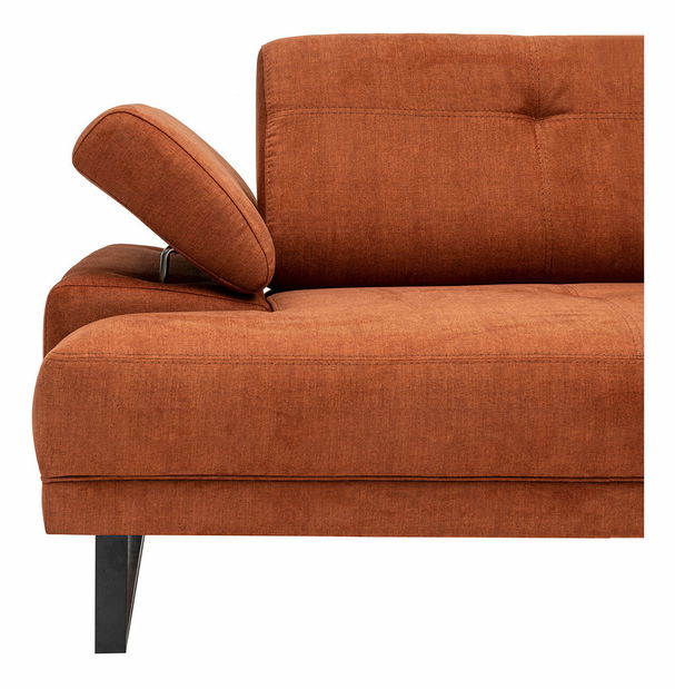 Rohová sedací souprava Mussty (oranžová) (P)