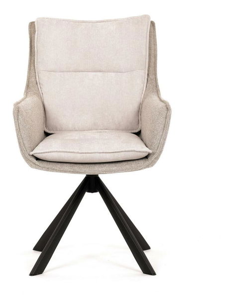 Jídelní židle Defiende (krémová)