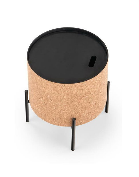 Konferenční stolek Shae (přirodna + černá)