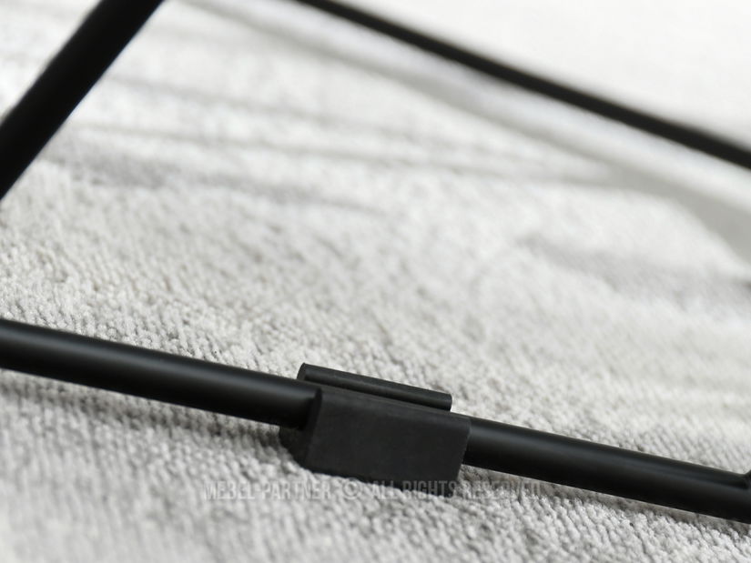 Konferenční stolek Maltez (kouřové sklo + černá)