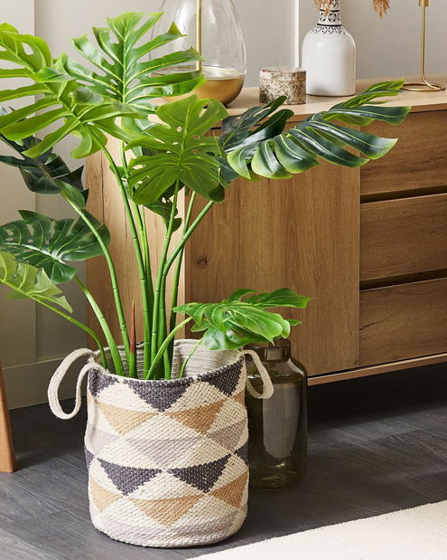 Textilní koš 34x34 cm MADURA (textil) (pestrá)