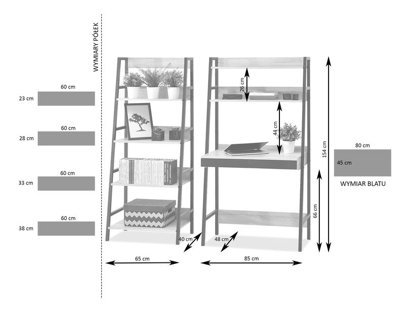 Pracovna Boge Z (černá sonoma + černá)
