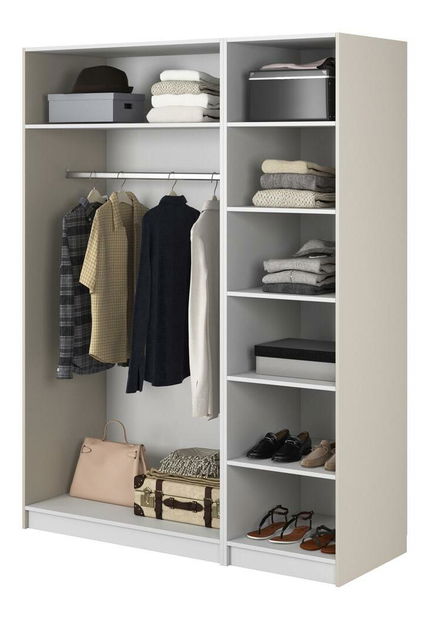 Šatní skříň Forry VII (sivobéžová)