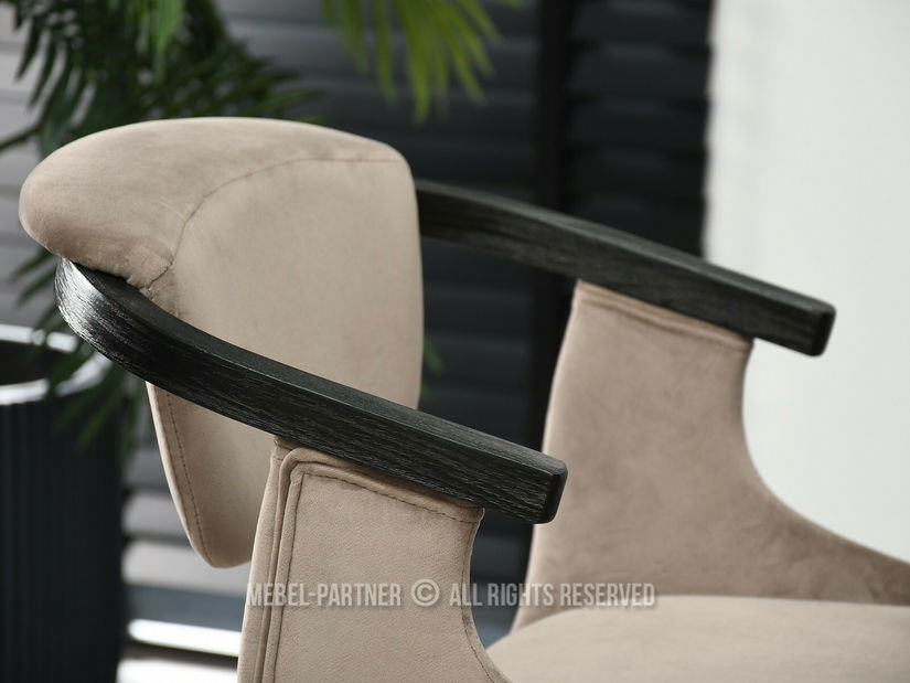 Židle Max K (béžová + černá)