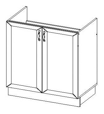 Dolní skříňka dřezová Felicia FE-11/D80ZL