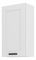 Horní kuchyňská skříňka Lucid 50 G 90 1F (bílá + bílá)