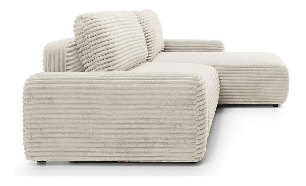Rohová sedací souprava Afelia (P) (krémová)