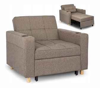 Rozkládací křeslo Suspendida (béžová)