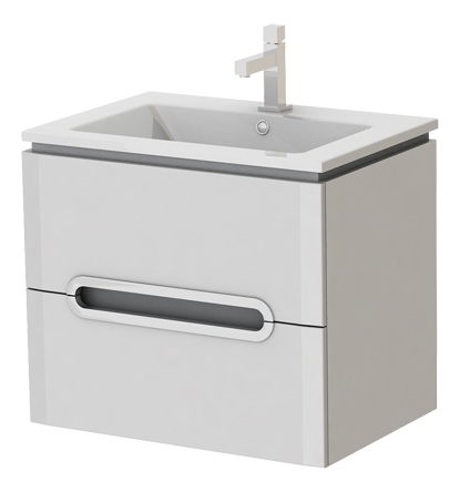 Koupelnová skříňka na stěnu s umyvadlem Juventa Costa Pr-65 W