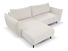 Rohová sedací souprava Adelon (světlobéžová) (L)