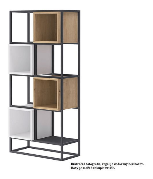 Regál Svaren ER 66 (černá)