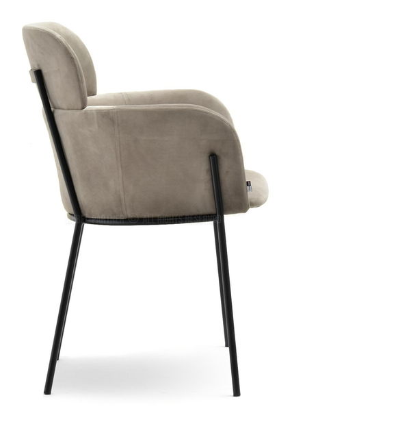 Židle Baggie K (béžová + černá)