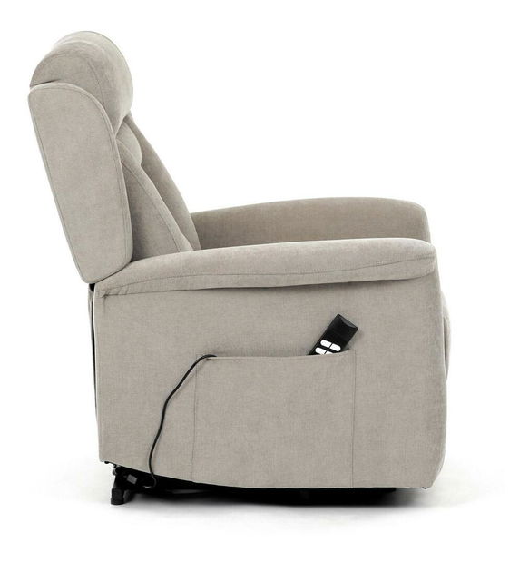 Polohovací křeslo Tonta (lanýžová)