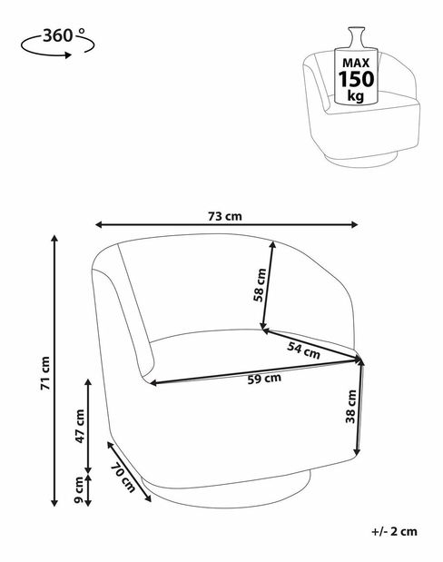 Křeslo Lavza (zelená)
