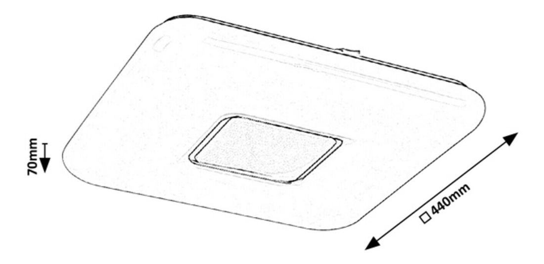 Stropní multifunkční svítidlo Dolomite HERO 4634 (bílá)