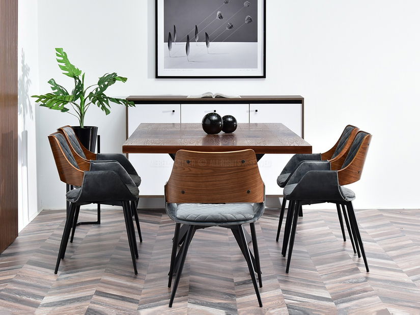 Židle Morgana (šedá + černá)