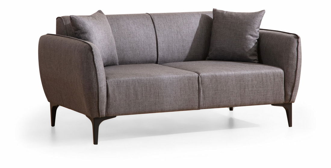 Pohovka dvousedačka Belasemma (tmavě šedá)