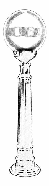 Venkovní podlahové svítidlo Muskaan (černá)