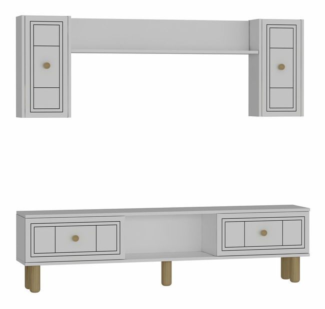 Obývací stěna Darino (antracit)