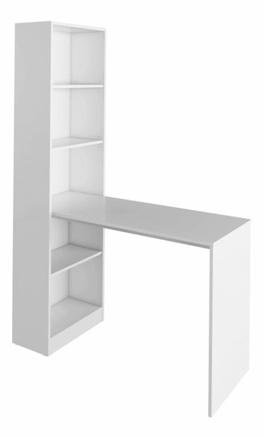 Víceúčelový PC stolek Jazmina (bílá)