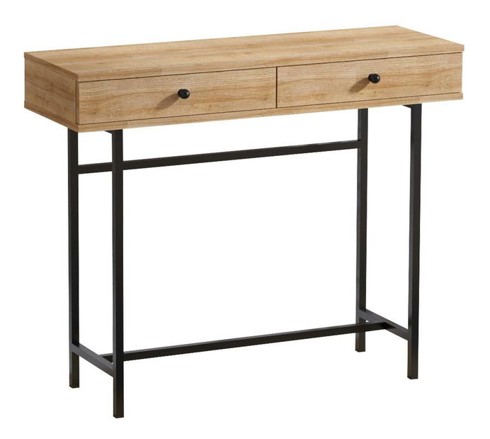 Konzolový stolek Aliex 2 (dub + černá)