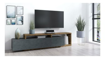 TV stolek Bilsby Typ 40 (smrk + šedá)