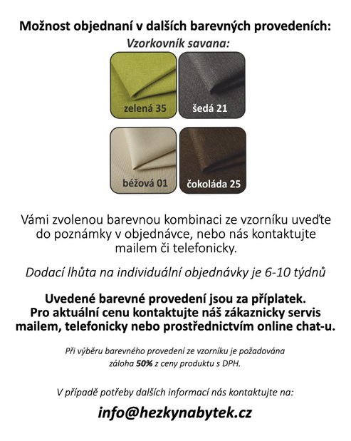 Rohová sedací souprava U Nemora (L)