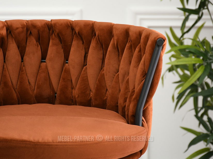 Židle Adel (měděná + černá)