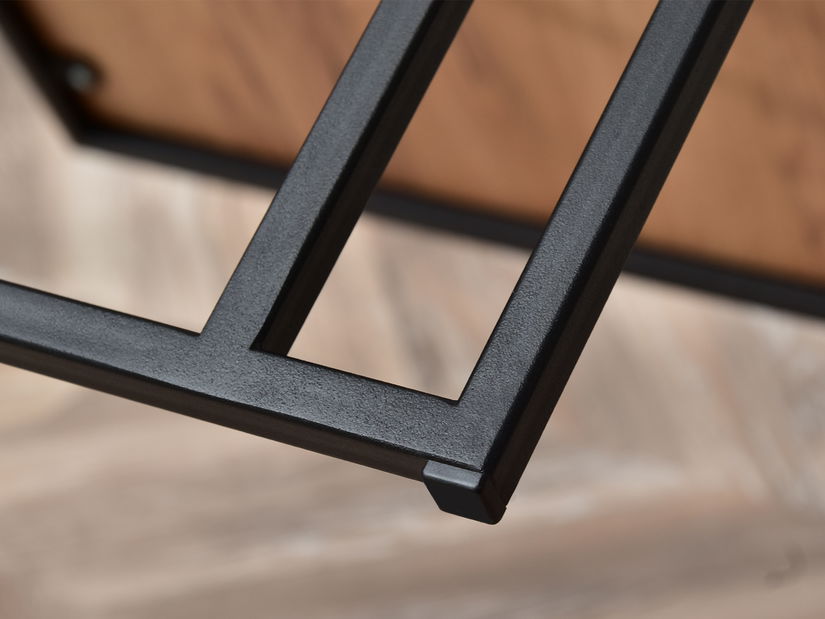 Konferenční stolek Defraudado (zlatá + černá)