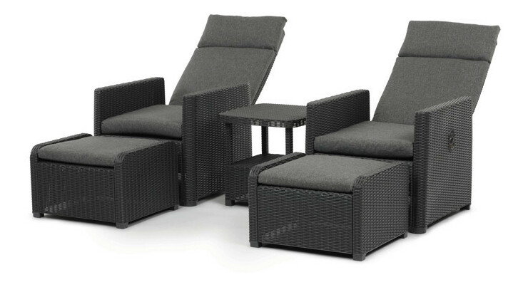 Zahradní sestava Lautro (šedá)