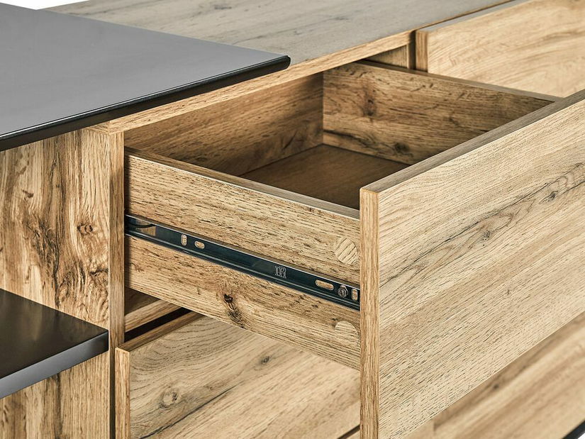 Komoda Finnick (světlé dřevo)