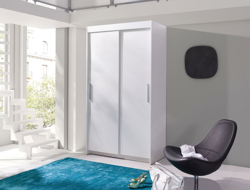 Šatní skříň Kenton 120 (bílá)